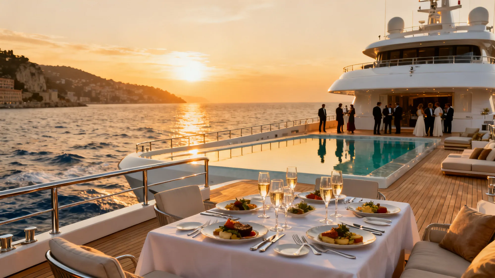 Private dinner cruises on the water