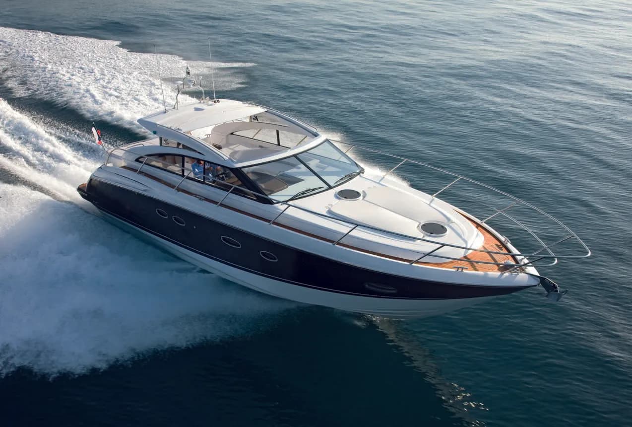 Princess V42, Departs Beaulieu-sur-Mer