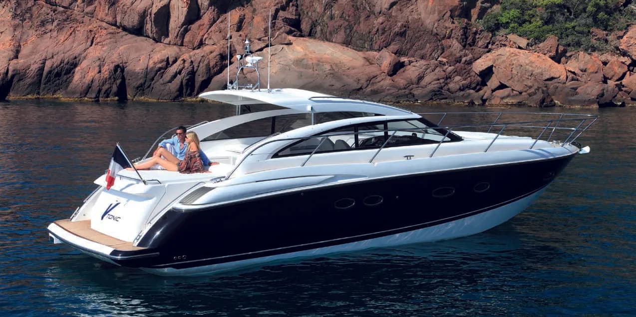 Princess V42, Departs Beaulieu-sur-Mer