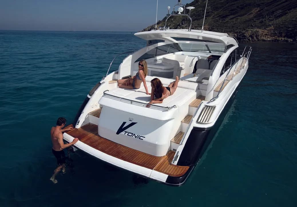 Princess V42, Departs Beaulieu-sur-Mer